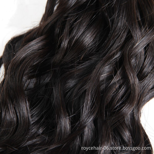 Brazilian Water Wave Virgin Hair Bundle Deals Wet and Wavy Virgin Brazilian Hair Extension 7A Unprocessed Natural Curly Weave